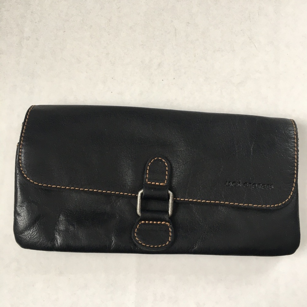Jack George Black Leather Wallet